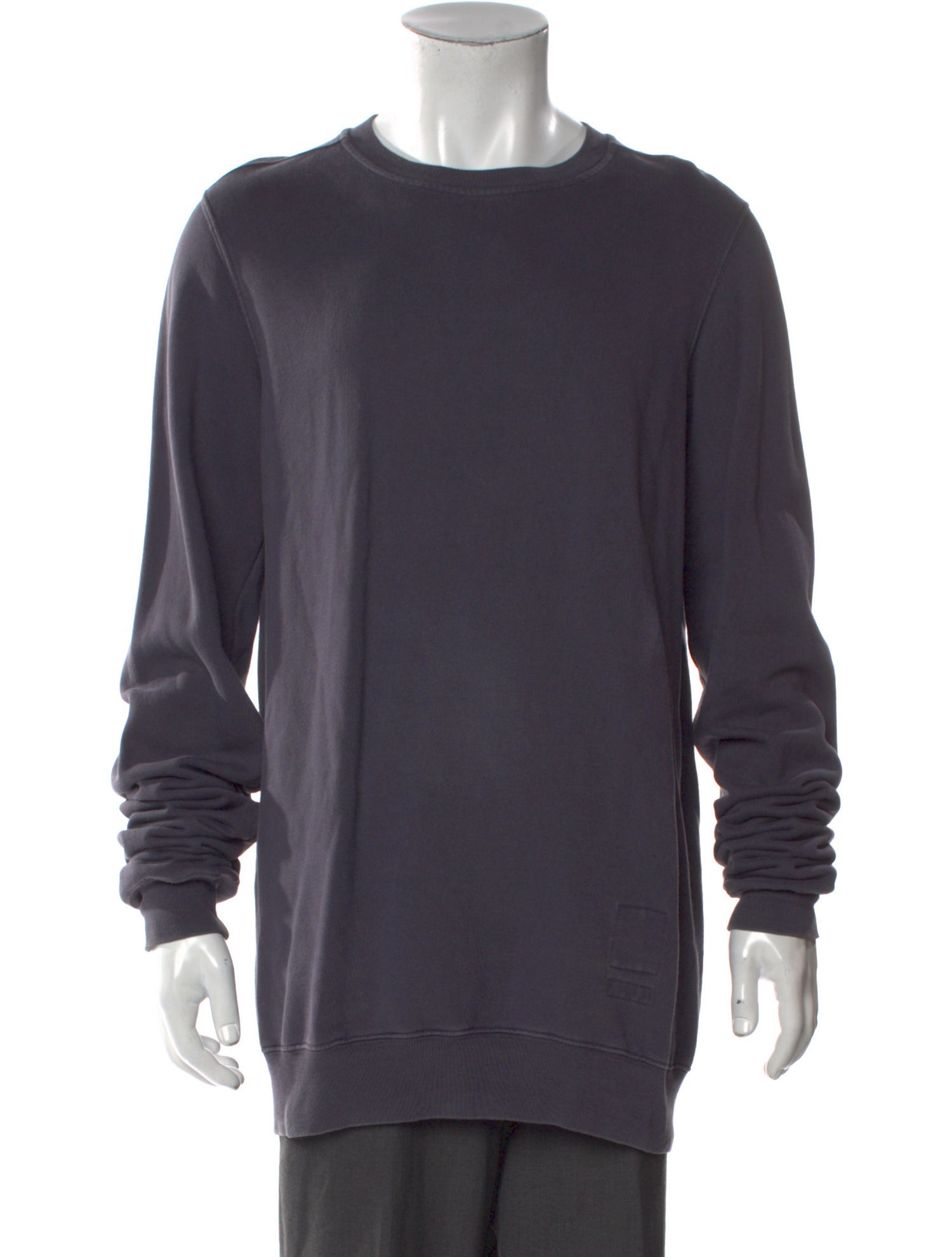 Rick Owens Drkshdw Crew Neck Long Sleeve Sweatshirt