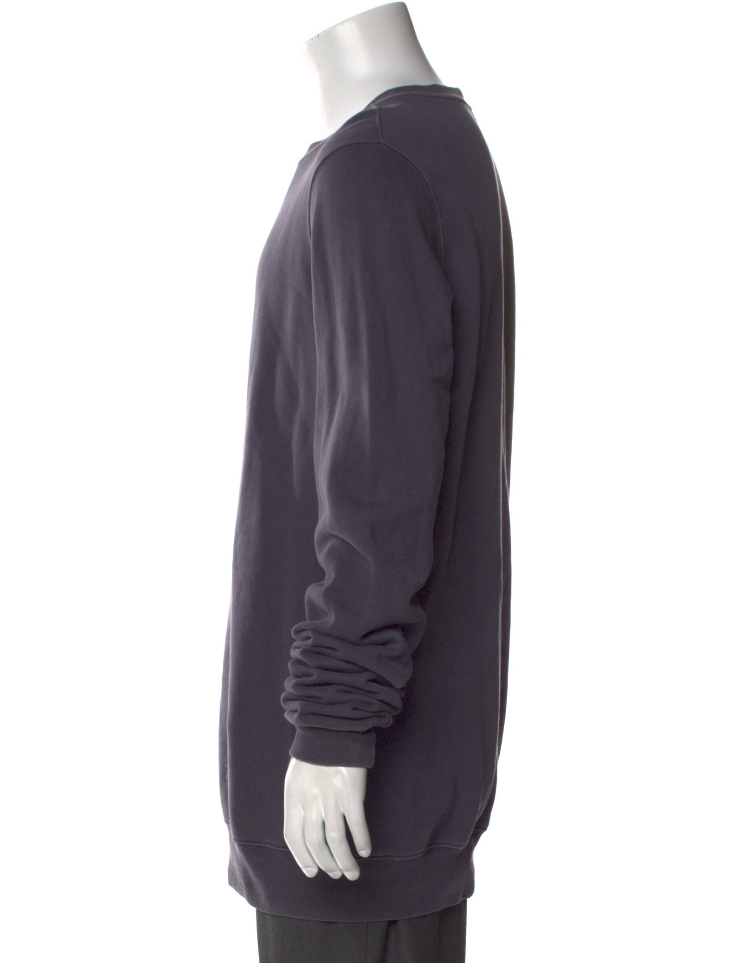 Rick Owens Drkshdw Crew Neck Long Sleeve Sweatshirt