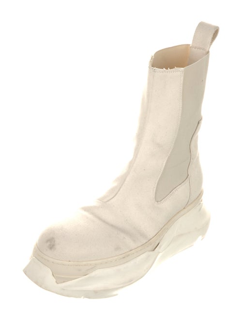 Rick Owens Drkshdw Canvas Chelsea Boots