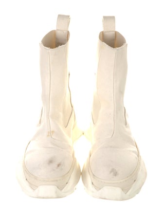 Rick Owens Drkshdw Canvas Chelsea Boots