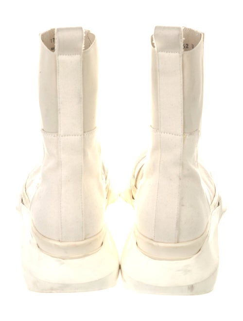 Rick Owens Drkshdw Canvas Chelsea Boots