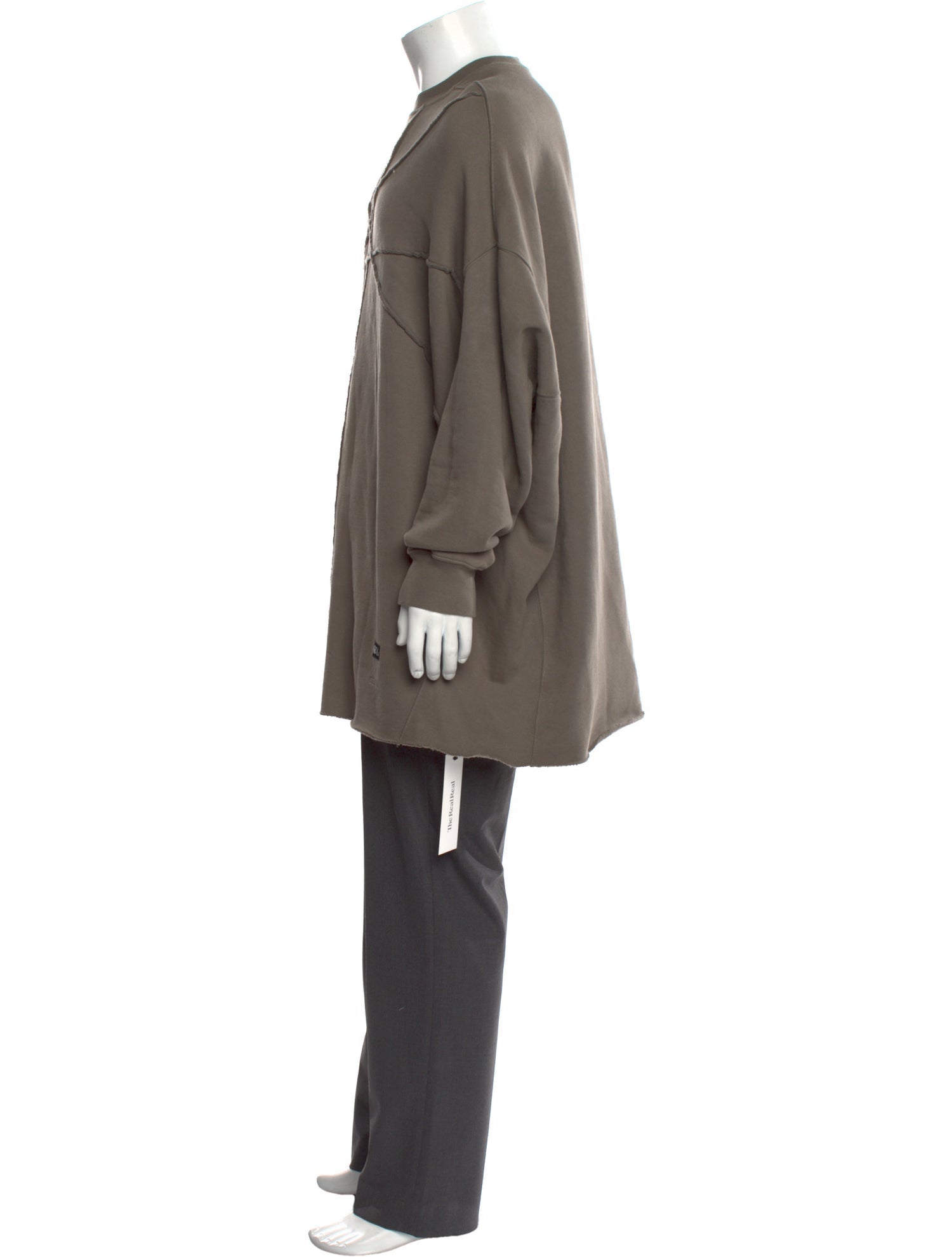 Rick Owens Drkshdw Crew Neck Long Sleeve Sweatshirt