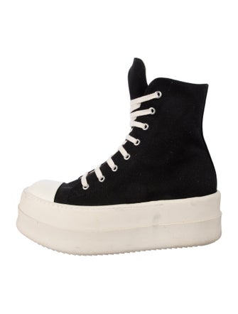 Rick Owens Drkshdw Canvas Sneakers
