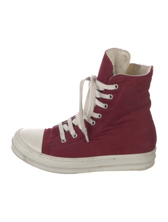 Rick Owens Drkshdw Canvas Sneakers