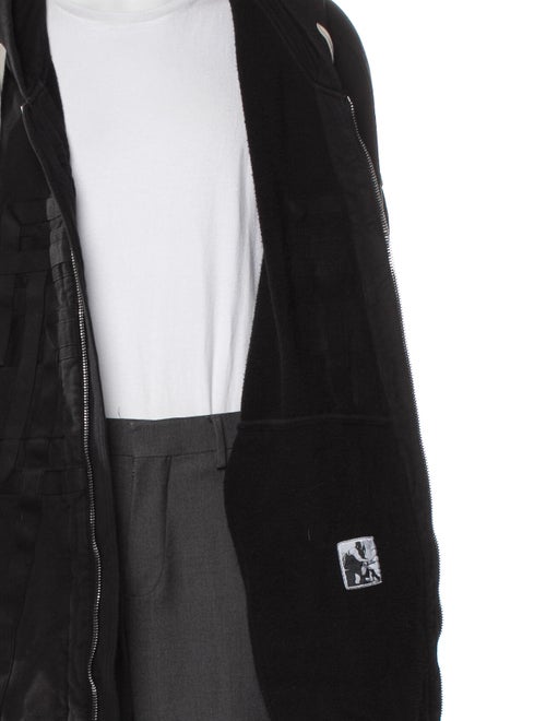 Rick Owens Drkshdw V-Neck Long Sleeve Hoodie