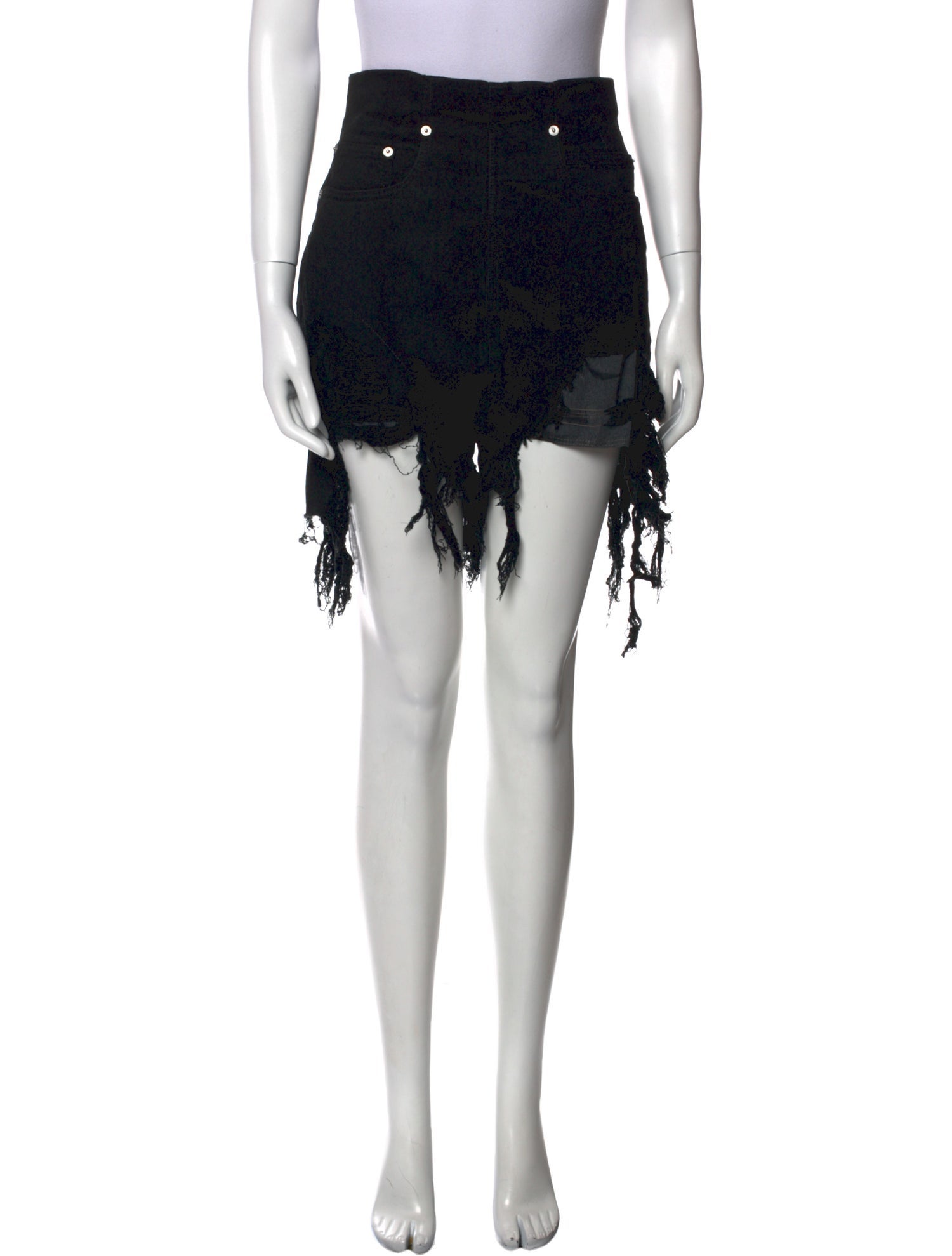 Rick Owens Drkshdw Mini Shorts