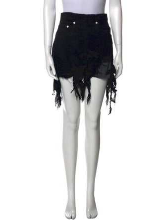 Rick Owens Drkshdw Mini Shorts