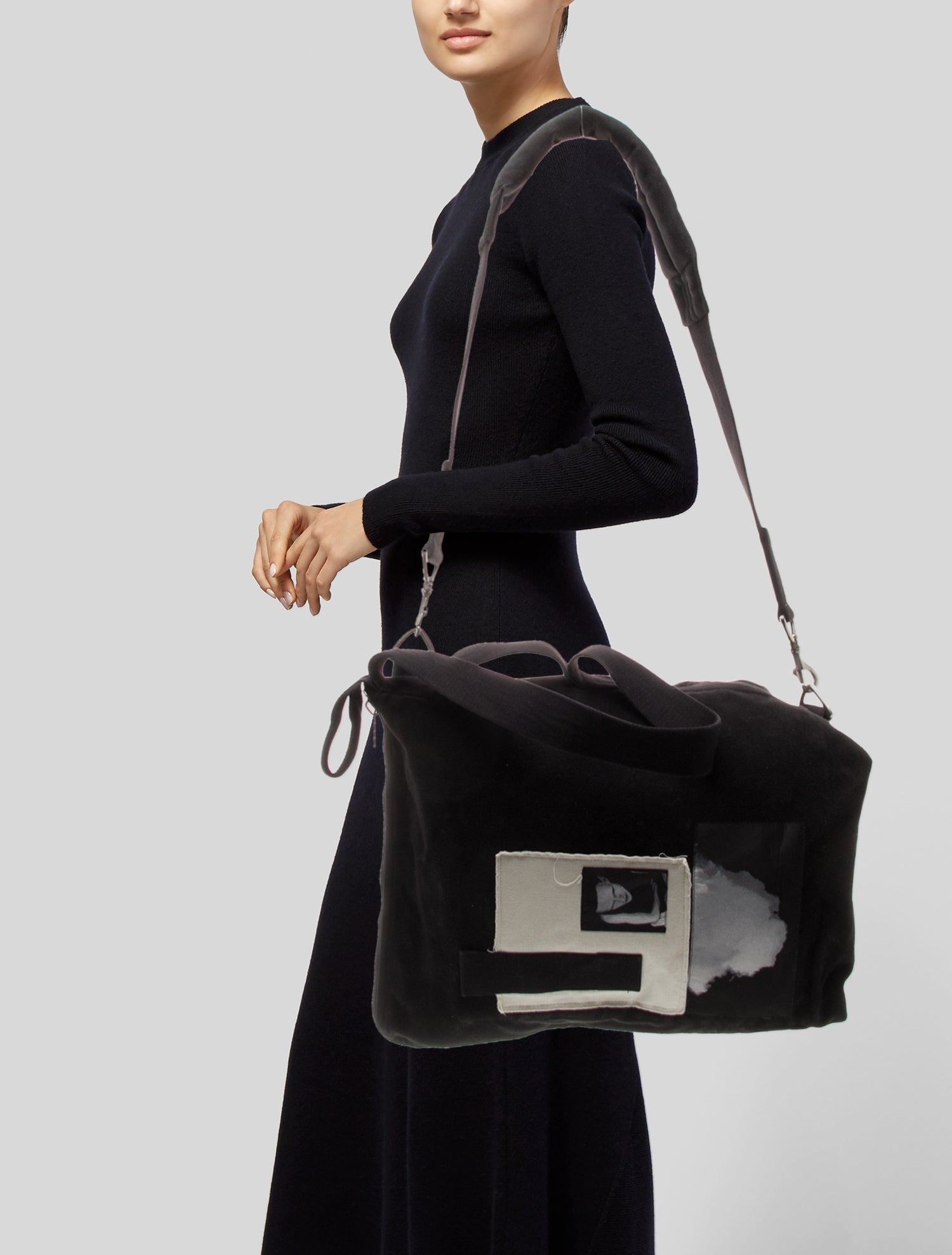 Rick Owens Drkshdw Canvas Crossbody Bag