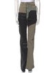 Rick Owens Drkshdw Colorblock Pattern Wide Leg Pants