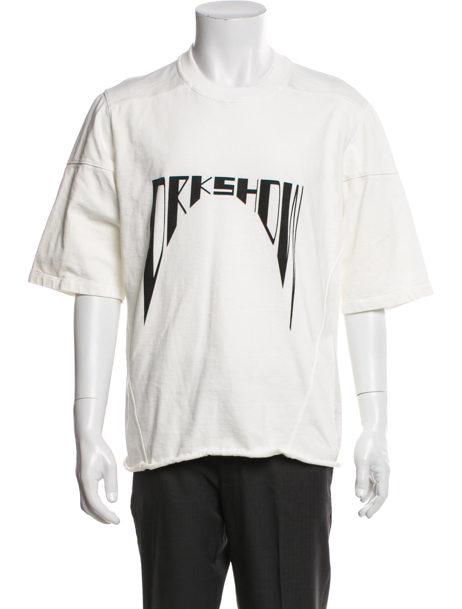 Rick Owens Drkshdw Graphic Print Crew Neck T-Shirt