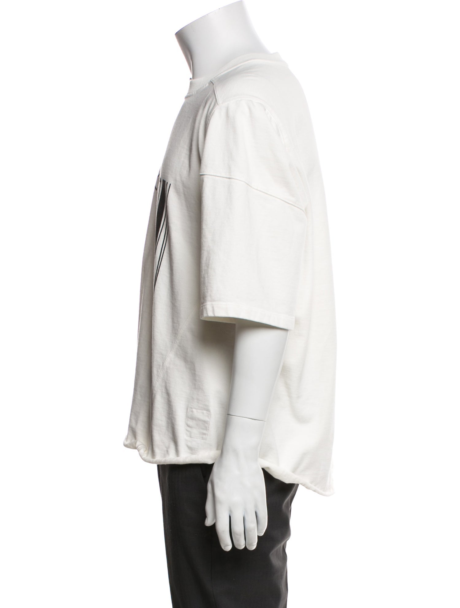 Rick Owens Drkshdw Graphic Print Crew Neck T-Shirt