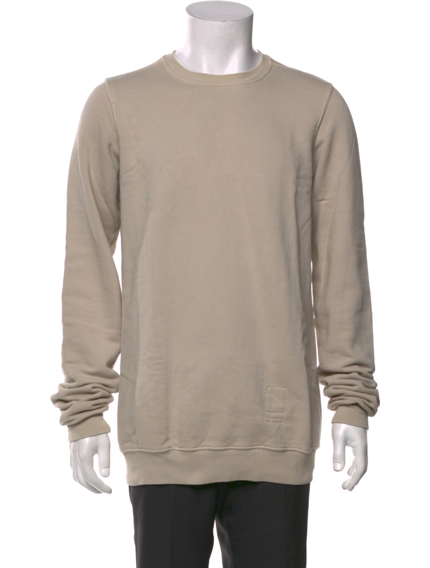 Rick Owens Drkshdw Crew Neck Long Sleeve Sweatshirt