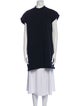 Rick Owens Drkshdw Mock Neck Sleeveless Sweatshirt