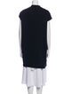 Rick Owens Drkshdw Mock Neck Sleeveless Sweatshirt