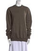 Rick Owens Drkshdw Mock Neck Long Sleeve Sweatshirt