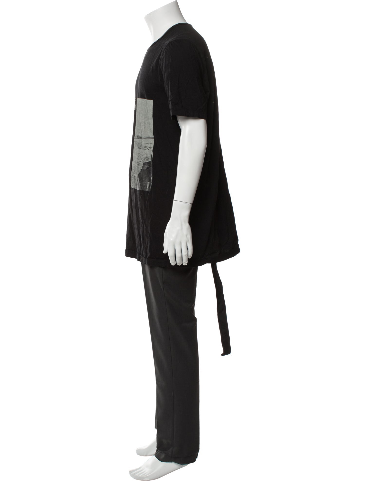 Rick Owens Drkshdw Graphic Print Crew Neck T-Shirt