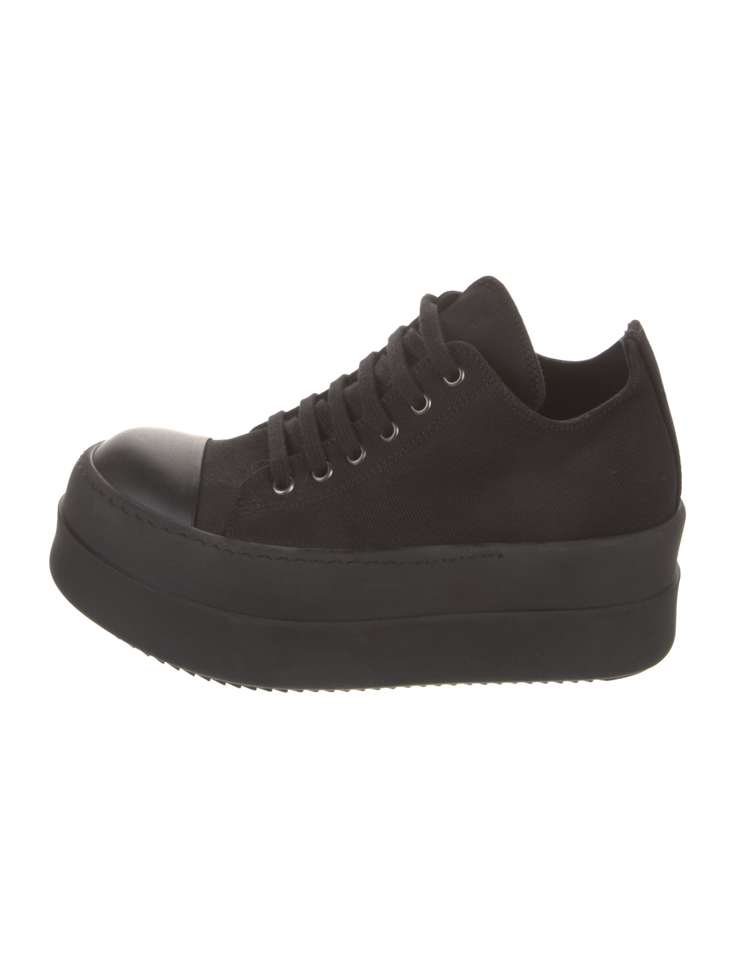 Rick Owens Drkshdw Canvas Wedge Sneakers