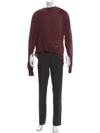 Rick Owens Drkshdw Mock Neck Long Sleeve Henley