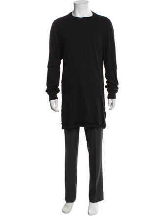 Rick Owens Drkshdw Crew Neck Long Sleeve T-Shirt