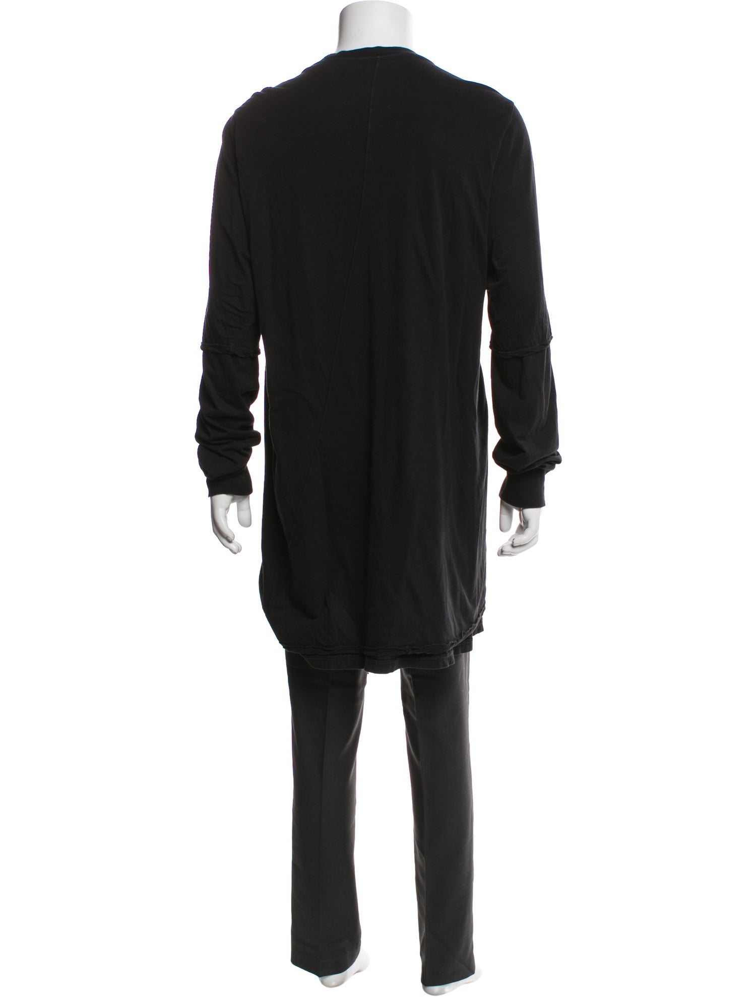 Rick Owens Drkshdw Crew Neck Long Sleeve T-Shirt
