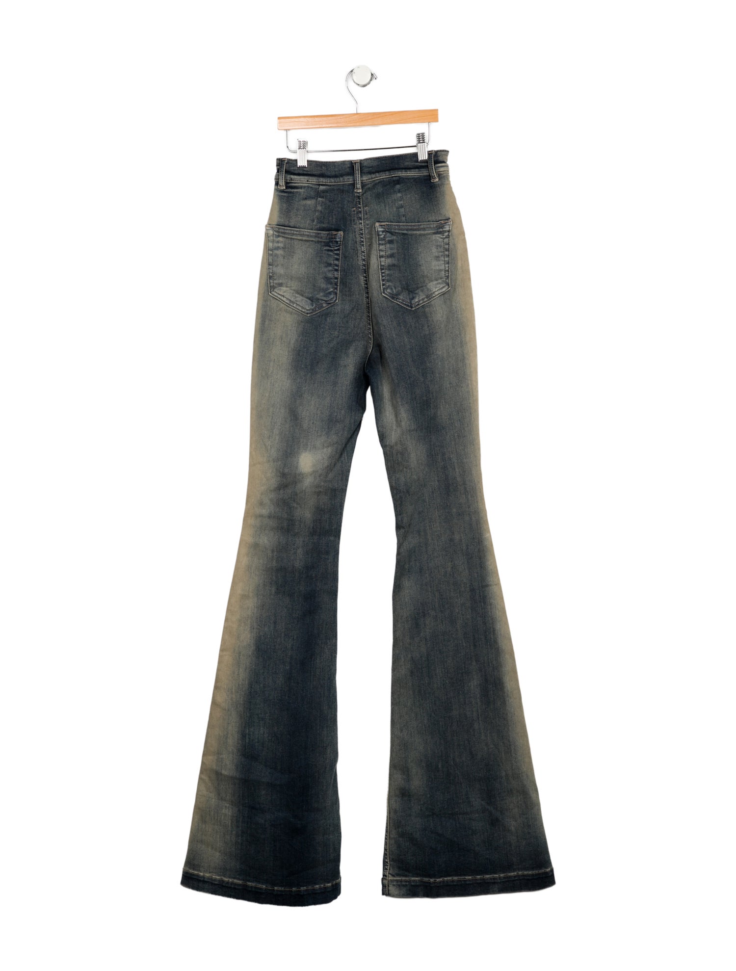 Rick Owens Drkshdw High-Rise Wide Leg Jeans