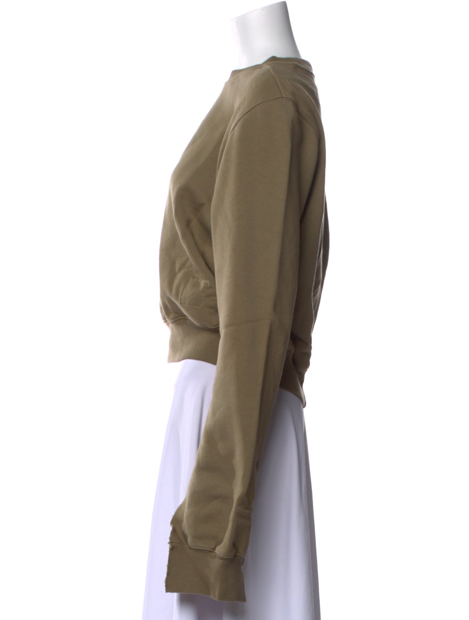 Rick Owens Drkshdw Bateau Neckline Long Sleeve Sweatshirt