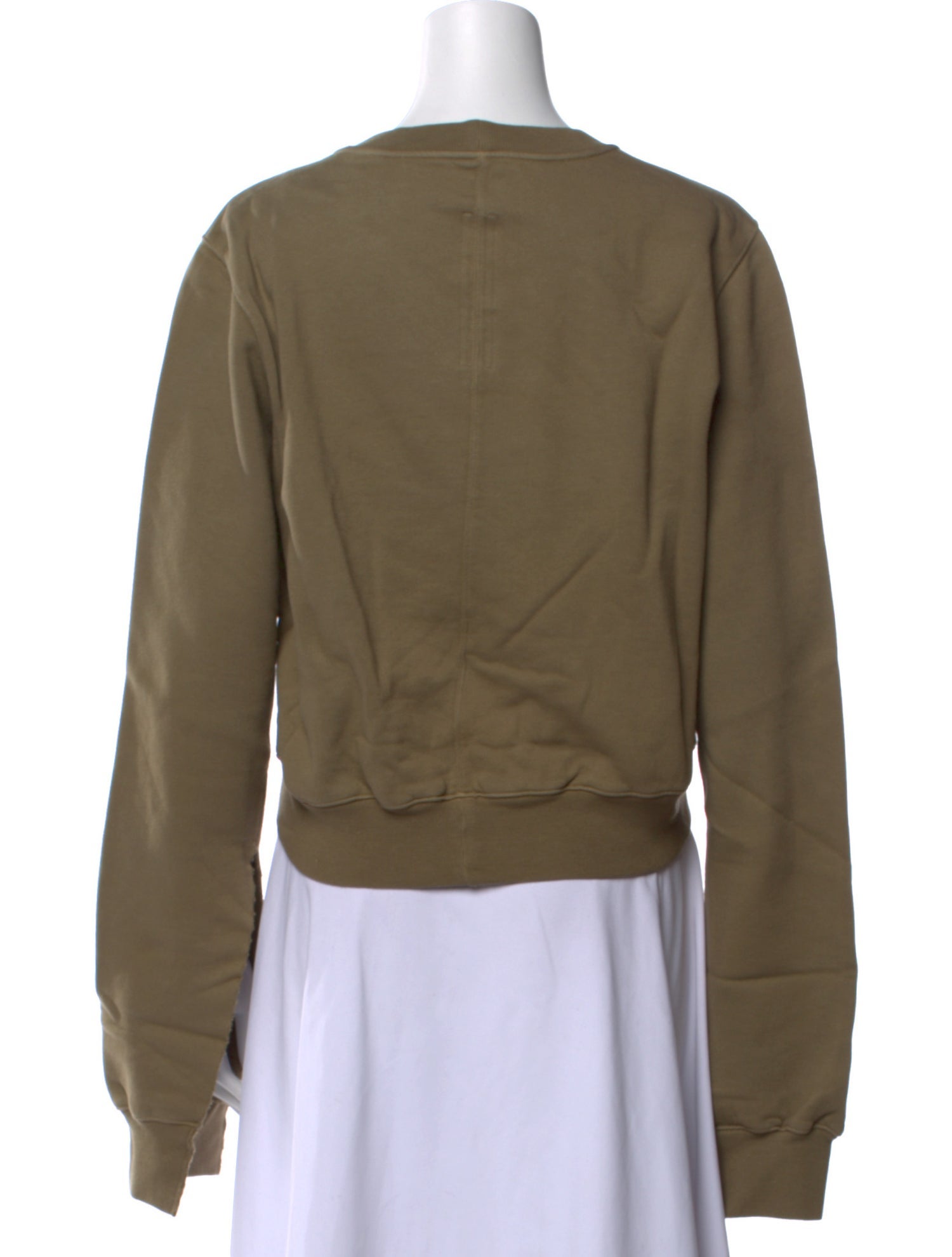 Rick Owens Drkshdw Bateau Neckline Long Sleeve Sweatshirt