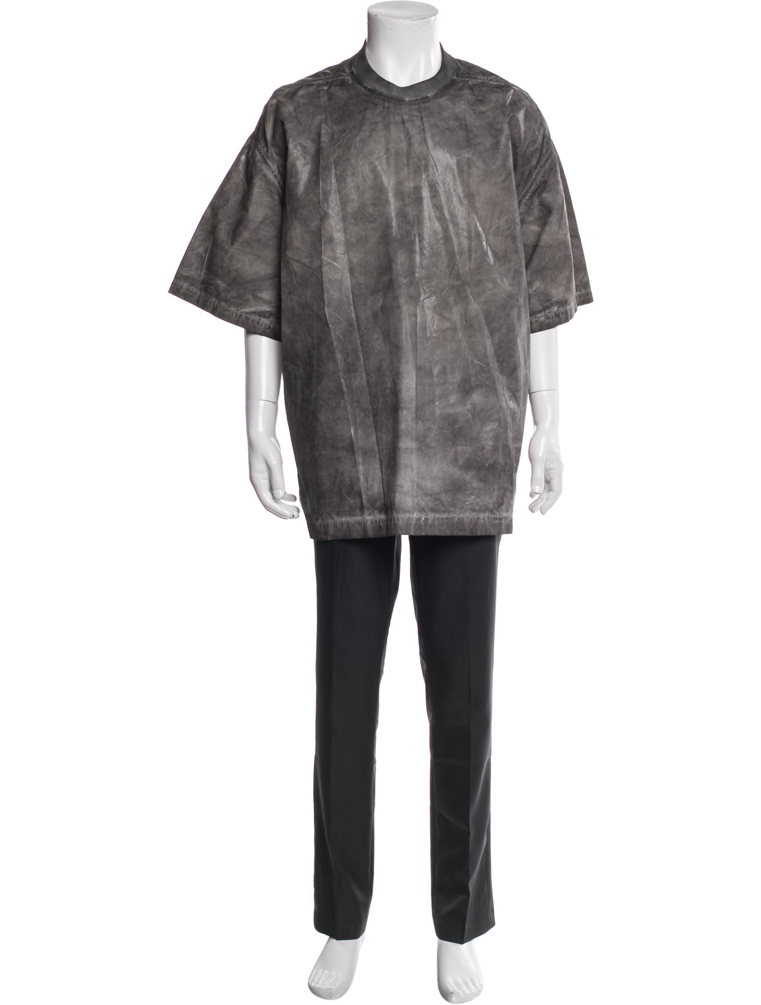 Rick Owens Drkshdw Tie-Dye Print Crew Neck T-Shirt w/ Tags