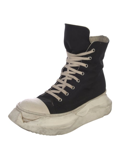 Rick Owens Drkshdw Canvas Lace-Up Boots