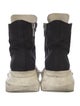 Rick Owens Drkshdw Canvas Lace-Up Boots