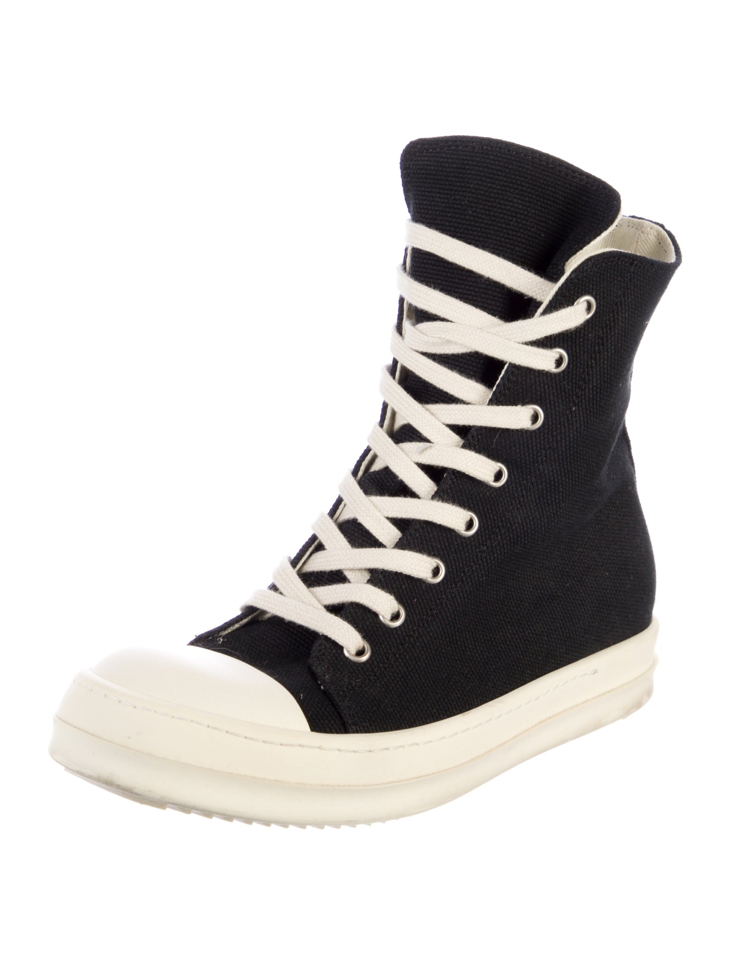 Rick Owens Drkshdw Canvas Sneakers