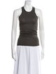 Rick Owens Drkshdw Scoop Neck Sleeveless Top