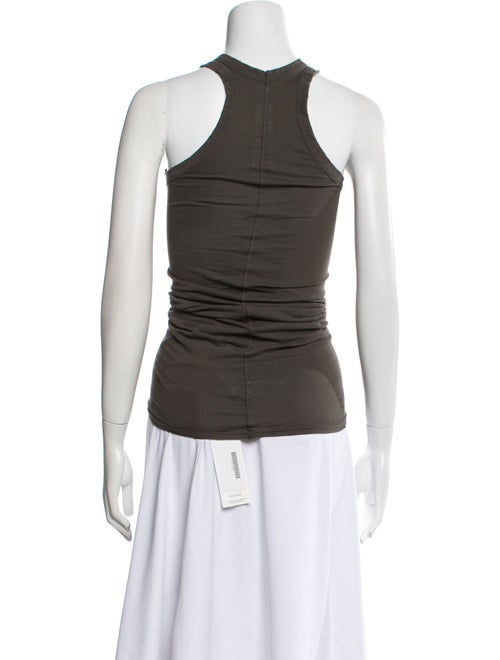 Rick Owens Drkshdw Scoop Neck Sleeveless Top