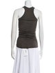 Rick Owens Drkshdw Scoop Neck Sleeveless Top