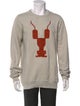 Rick Owens Drkshdw Graphic Print Crew Neck Sweatshirt