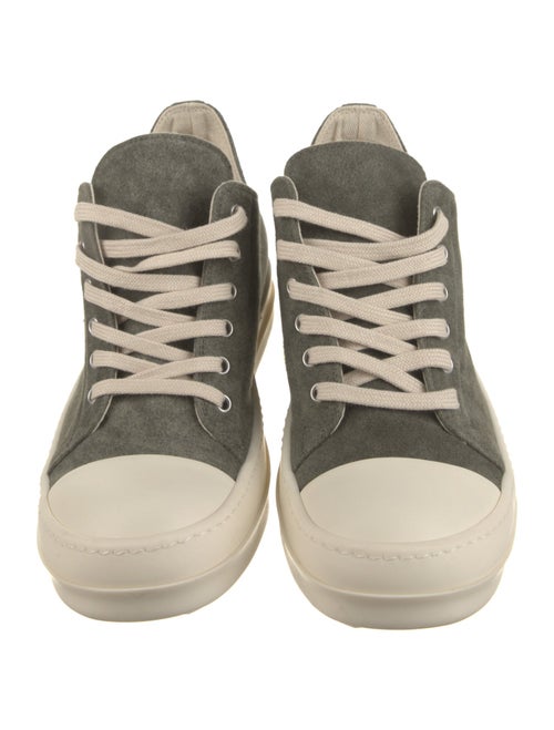 Rick Owens Drkshdw Canvas Colorblock Pattern Sneakers