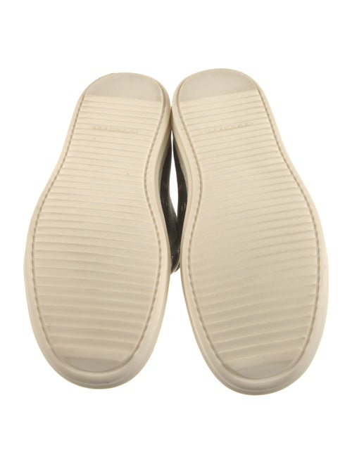 Rick Owens Drkshdw Canvas Colorblock Pattern Sneakers