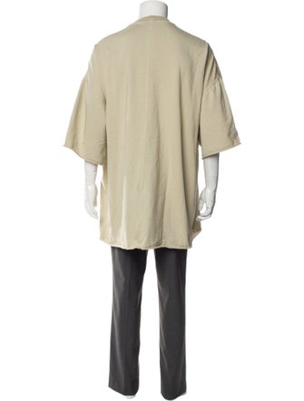 Rick Owens Drkshdw Scoop Neck Three-Quarter Sleeve T-Shirt