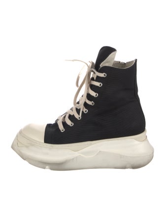 Rick Owens Drkshdw Canvas Printed Sock Sneakers