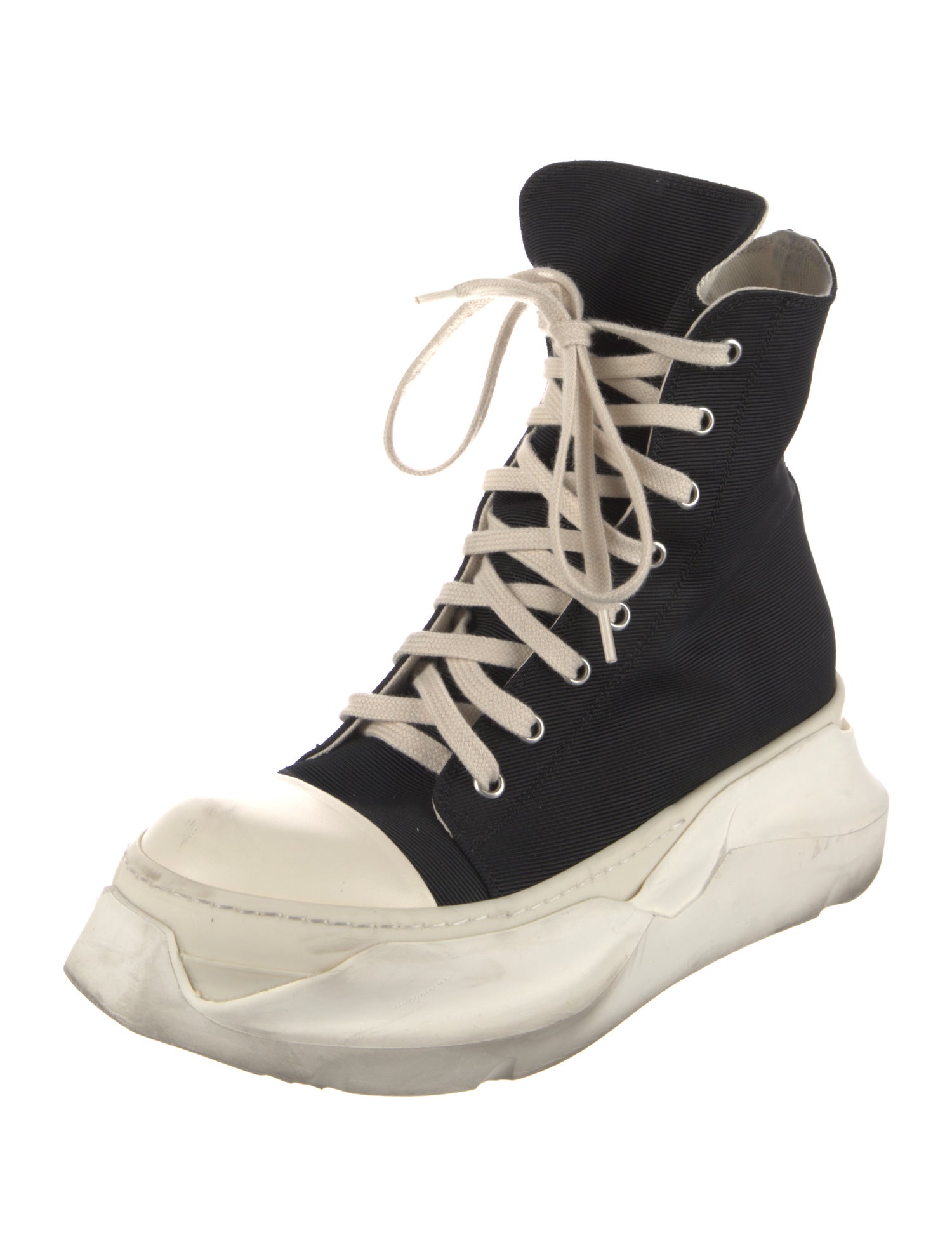 Rick Owens Drkshdw Canvas Printed Sock Sneakers