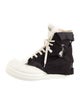 Rick Owens Drkshdw Canvas Colorblock Pattern Sneakers