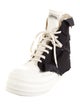 Rick Owens Drkshdw Canvas Colorblock Pattern Sneakers