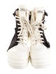 Rick Owens Drkshdw Canvas Colorblock Pattern Sneakers