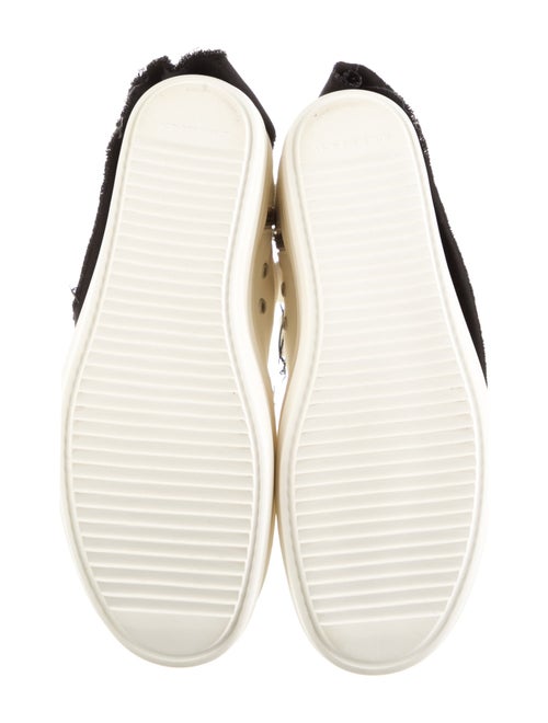 Rick Owens Drkshdw Canvas Colorblock Pattern Sneakers