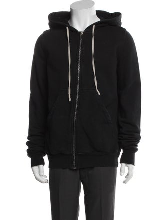 Rick Owens Drkshdw V-Neck Long Sleeve Hoodie