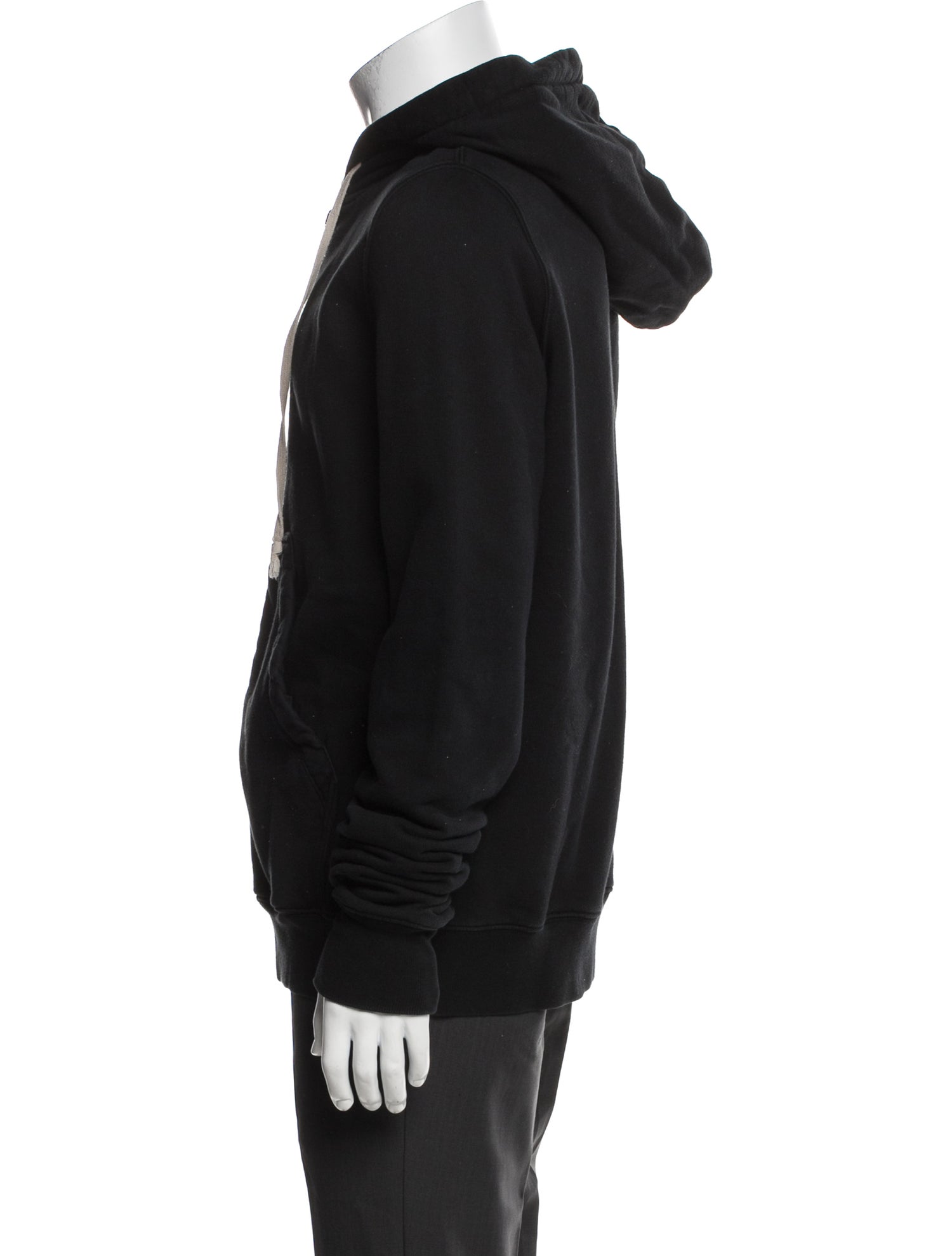 Rick Owens Drkshdw V-Neck Long Sleeve Hoodie