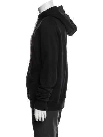 Rick Owens Drkshdw V-Neck Long Sleeve Hoodie