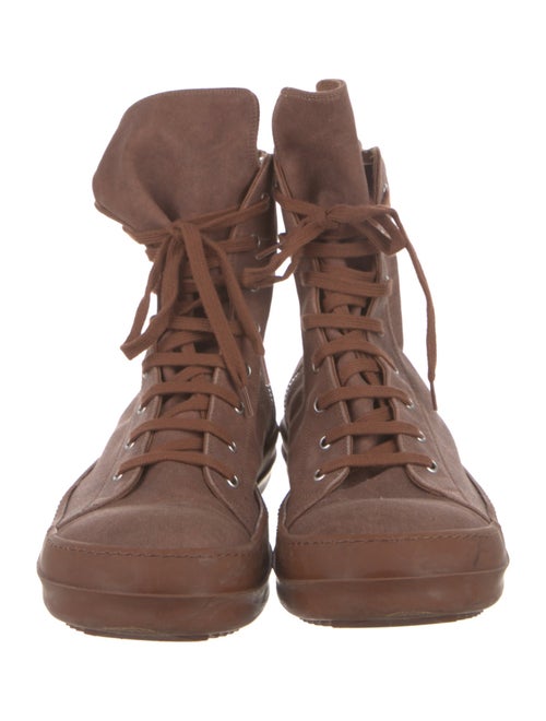 Rick Owens Drkshdw Canvas Sneakers