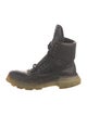 Rick Owens Drkshdw Leather Combat Boots