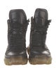 Rick Owens Drkshdw Leather Combat Boots
